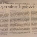 Appello per salvare le gole del Caldanello